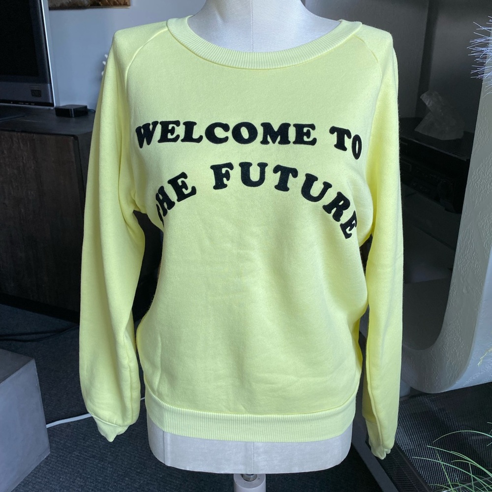 Wildfox Welcome To The Future Sweatshirt Top dolls kill free people UO punk rave